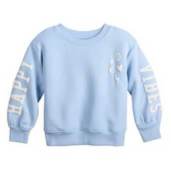 Baby & Toddler Girl Jumping Beans® Core Fleece Crew Sweatshirt
