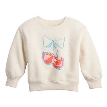 Baby & Toddler Girl Jumping Beans® Core Fleece Crew Sweatshirt