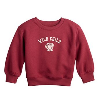 Baby & Toddler Girl Jumping Beans® Core Fleece Crew Sweatshirt