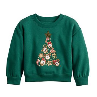 Baby & Toddler Girl Jumping Beans® Disney's Mickey Mouse & Friends Embellished Crewneck Sweatshirt