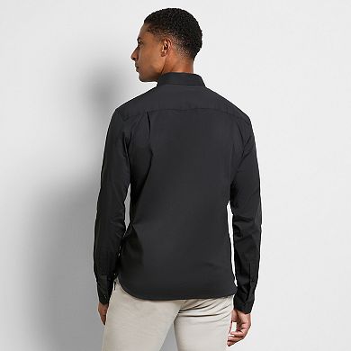 Men's Van Heusen Cronble Long Sleeve Stainshield Top