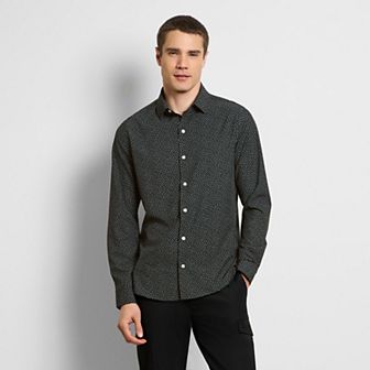 Men's Van Heusen All Way Stretch Long Sleeve Abstract Print Shirt