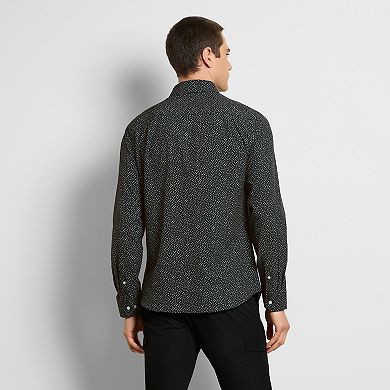 Men's Van Heusen All Way Stretch Long Sleeve Abstract Print Shirt