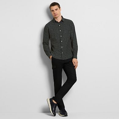 Men's Van Heusen All Way Stretch Long Sleeve Abstract Print Shirt