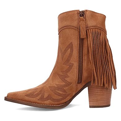 Dingo Wild Sage Women's Suede Ankle Boots