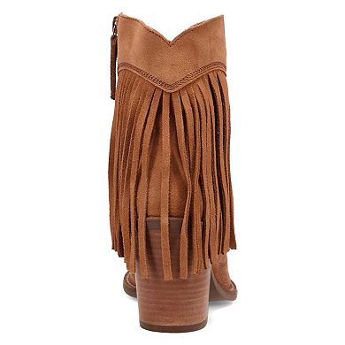Dingo Wild Sage Women's Suede Ankle Boots