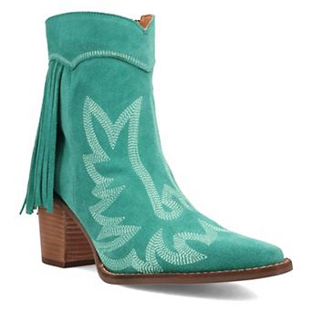 Dingo Wild Sage Women's Suede Ankle Boots