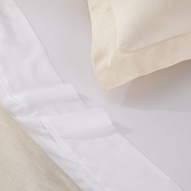 SUPERIOR 400 Thread Count Egyptian Cotton Solid Duvet Cover Set