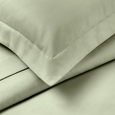 SUPERIOR 700 Thread Count Egyptian Cotton Solid Duvet Cover Set