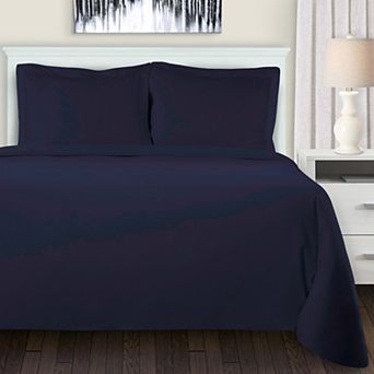 SUPERIOR Cotton Flannel Solid Duvet Cover Set