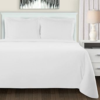 SUPERIOR Cotton Flannel Solid Duvet Cover Set