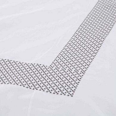 SUPERIOR Glenmont Cotton Embroidered Border Duvet Cover Set