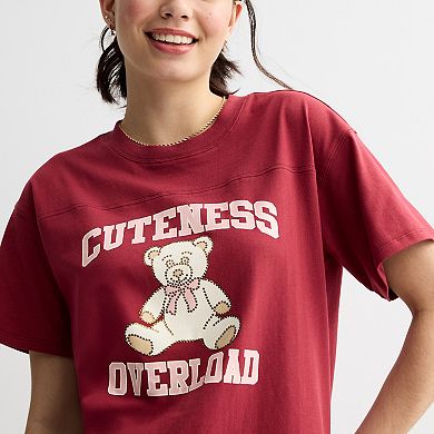 Juniors' madden girl Rhinestone Graphic Tee