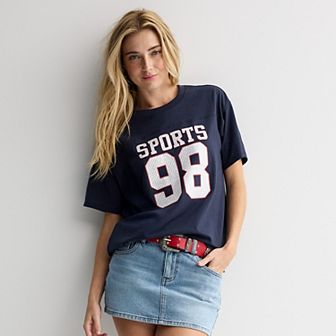 Juniors' madden girl Rhinestone Graphic Tee