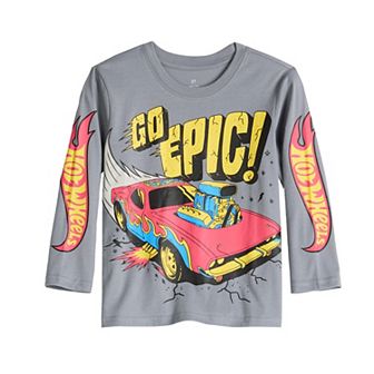 Baby & Toddler Boy Jumping Beans® Hot Wheels Go Epic Racer Long Sleeve Graphic Tee