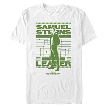 Big & Tall Marvel Captain America Brave New World Samuel S Leader Graphic Tee