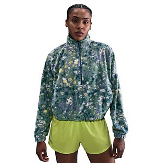 Women's Nike Polar Allover Print Oversized Half-Zip Pullover Top