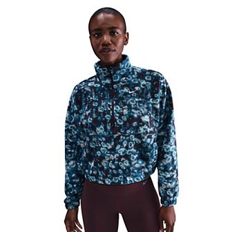 Women's Nike Polar Allover Print Oversized Half-Zip Pullover Top