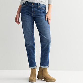 Women's Sonoma Goods For Life® Mid-Rise Relaxed Boyfriend Jeans