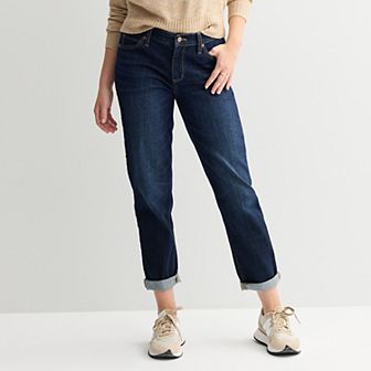 Women's Sonoma Goods For Life® Mid-Rise Relaxed Boyfriend Jeans