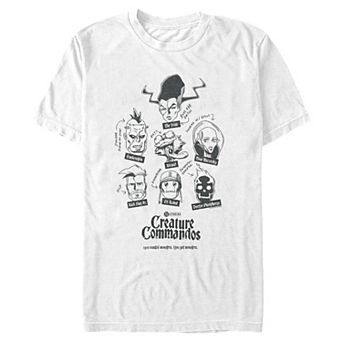Big & Tall Creature Commandos You Got Monsters Graphic Tee