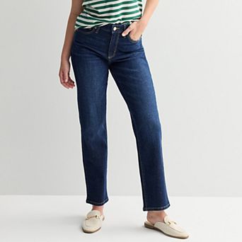 Petite Sonoma Goods For Life® High-Rise Straight Jeans
