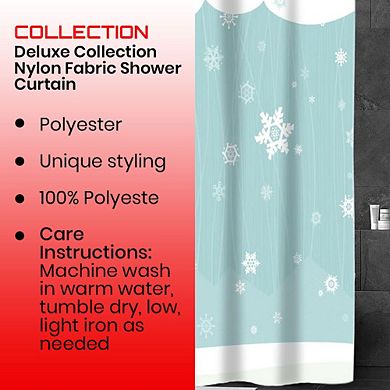 Deluxe Collection "Forest Friends" Fabric Shower Curtain