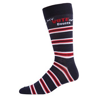My Vote Counts Men's Crew Socks