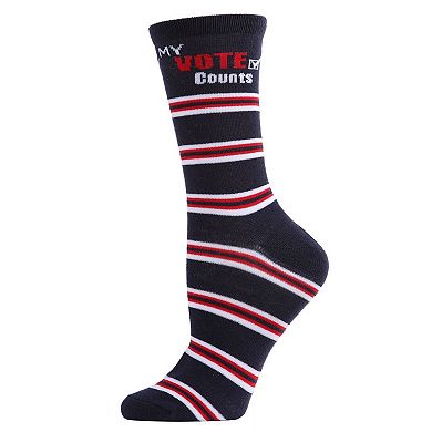 My Vote Counts Men's Crew Socks