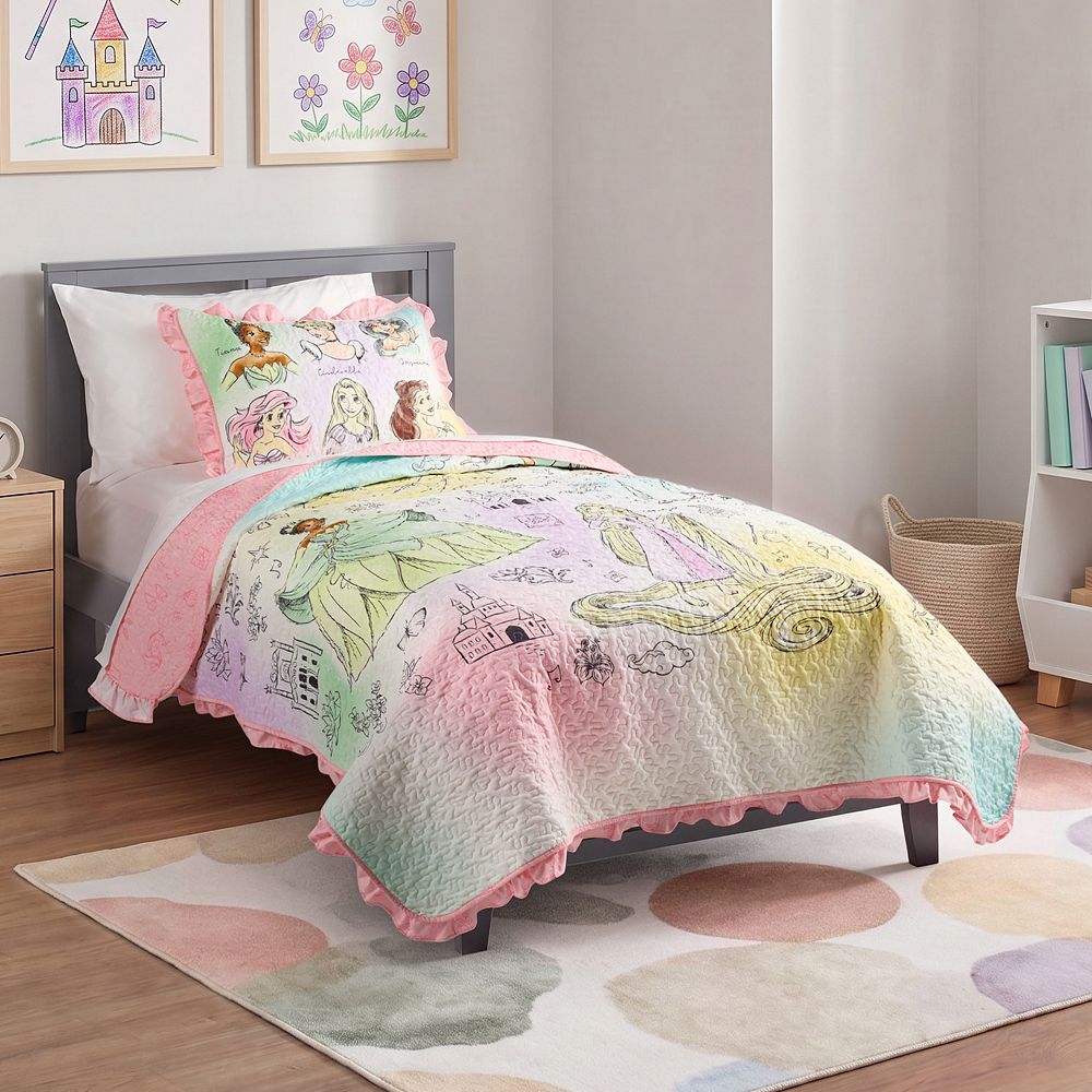 The Big One® Disney Princesses Ruffle Quilt Set