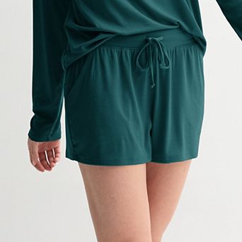 Women's Sonoma Goods For Life® Ribbed Pajama Shorts