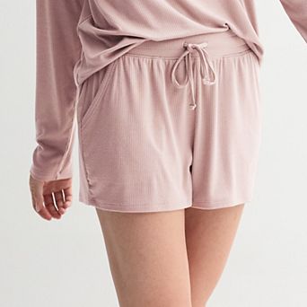 Women's Sonoma Goods For Life® Ribbed Pajama Shorts