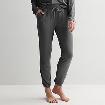 Women's Sonoma Goods For Life® Ribbed Cuffed Pajama Pants