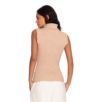 Equation Sleeveless Turtle Neck Knit