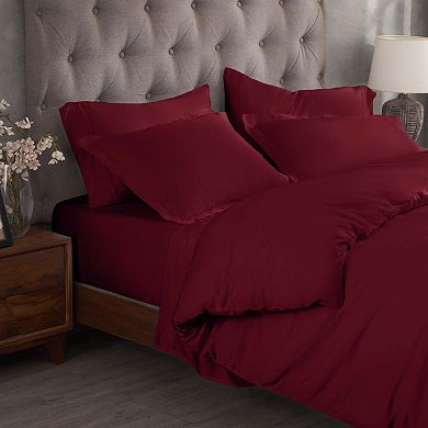 SUPERIOR 300 Thread Count Modal From Beechwood Lightweight Cooling Solid Duvet Cover Set