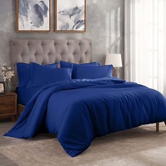 SUPERIOR 300 Thread Count Modal From Beechwood Lightweight Cooling Solid Duvet Cover Set