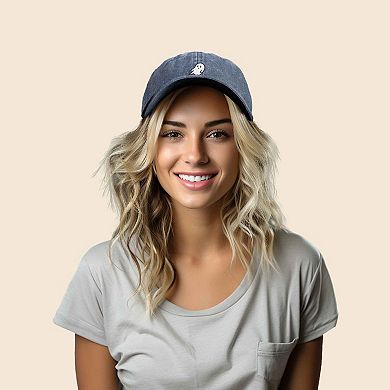 Dalix Ghost Embroidered Low Crown Cap