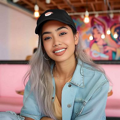 Dalix Shrimp Sushi Embroidered Dad Cap