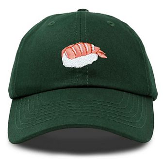 Dalix Shrimp Sushi Embroidered Dad Cap