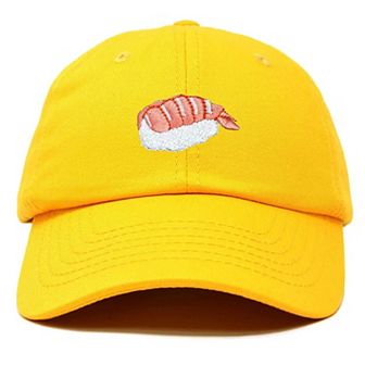 Dalix Shrimp Sushi Embroidered Dad Cap