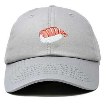 Dalix Shrimp Sushi Embroidered Dad Cap