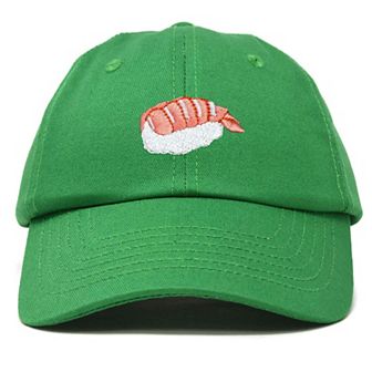 Dalix Shrimp Sushi Embroidered Dad Cap