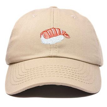 Dalix Shrimp Sushi Embroidered Dad Cap