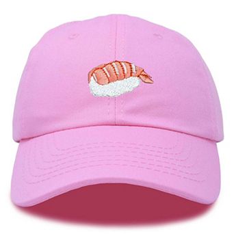 Dalix Shrimp Sushi Embroidered Dad Cap