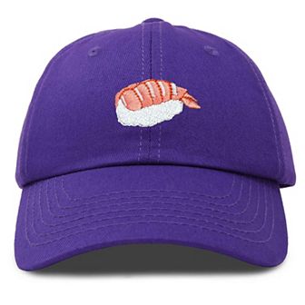 Dalix Shrimp Sushi Embroidered Dad Cap