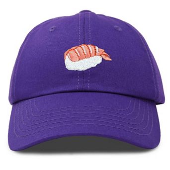 Dalix Shrimp Sushi Embroidered Dad Cap