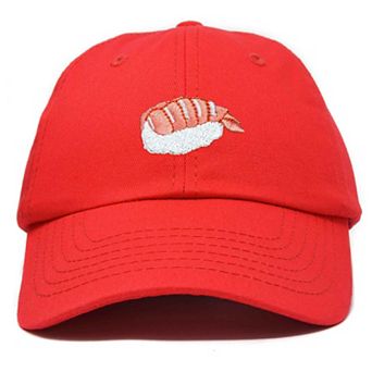Dalix Shrimp Sushi Embroidered Dad Cap
