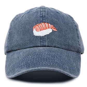 Dalix Shrimp Sushi Embroidered Dad Cap