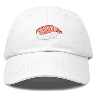 Dalix Shrimp Sushi Embroidered Dad Cap