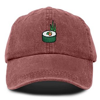 Dalix Sushi Roll Embroidered Dad Hat